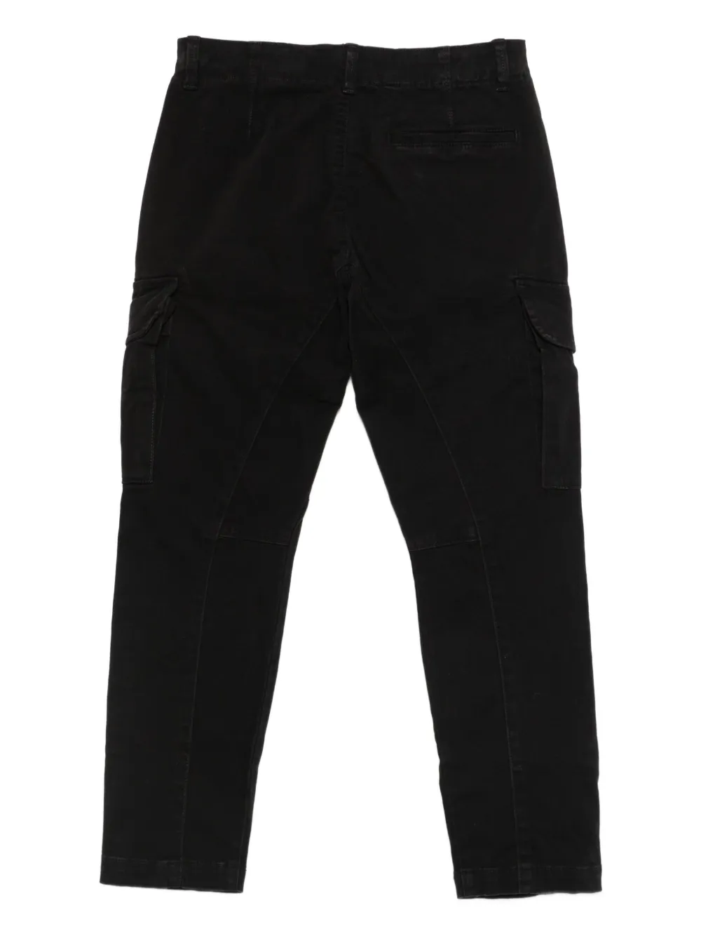 C.P. Company Kids Broek met cargozak Zwart