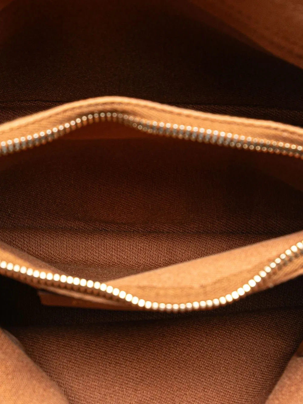 Pre-owned Saint Laurent 2000-2012 Small Leather Muse Two Satchel In Brown