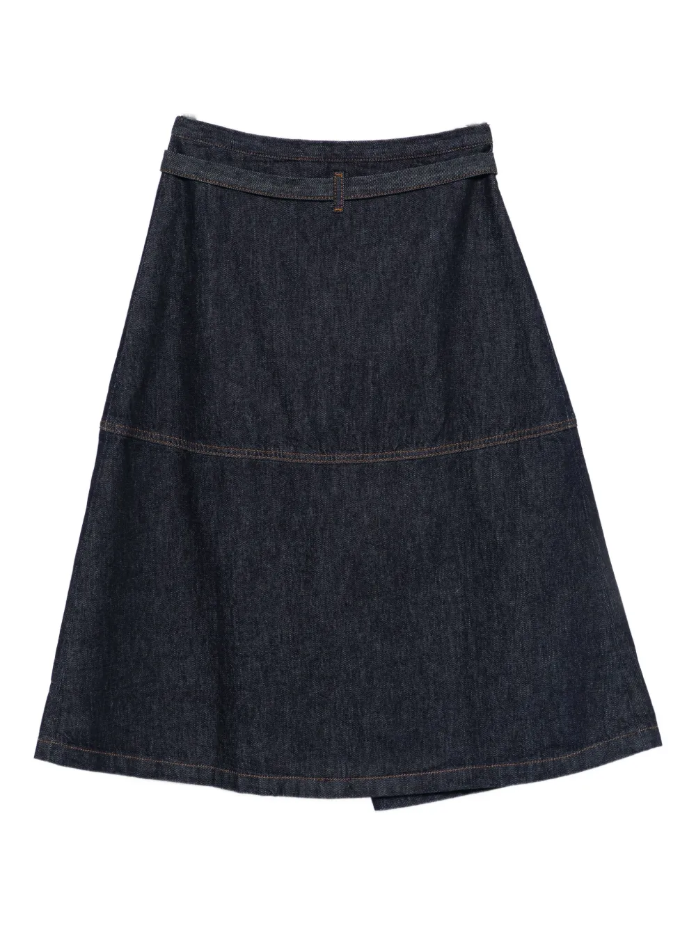 Tela Denim A-line Skirt In Blue