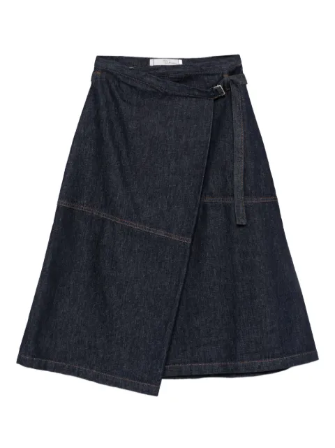 Tela denim A-line skirt