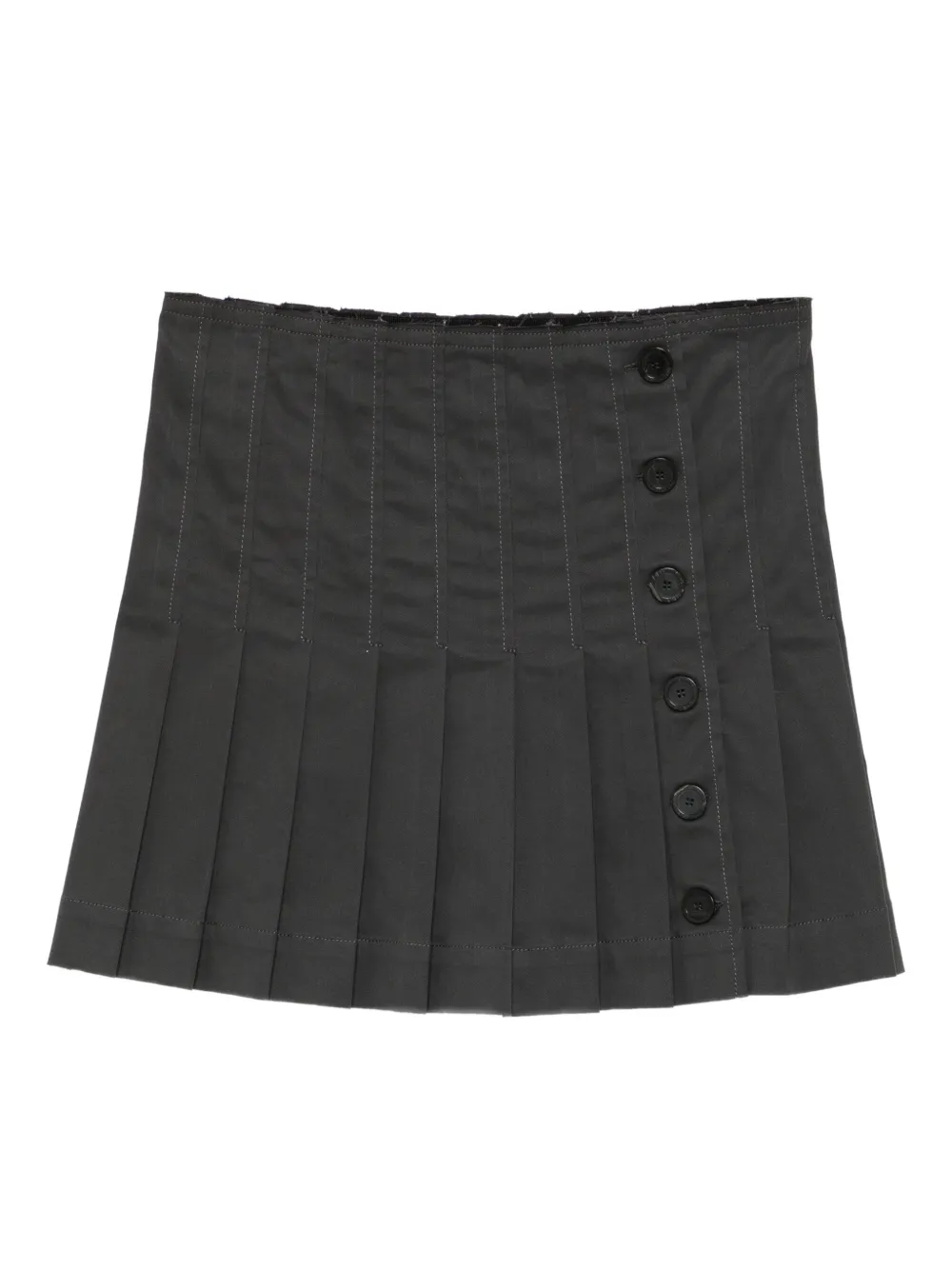 Semicouture jupe à design plissé | gris | Image 1