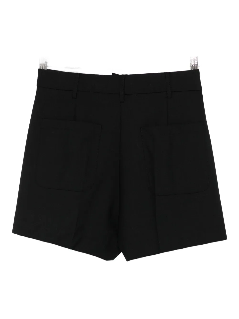 Semicouture Geplooide shorts - Zwart