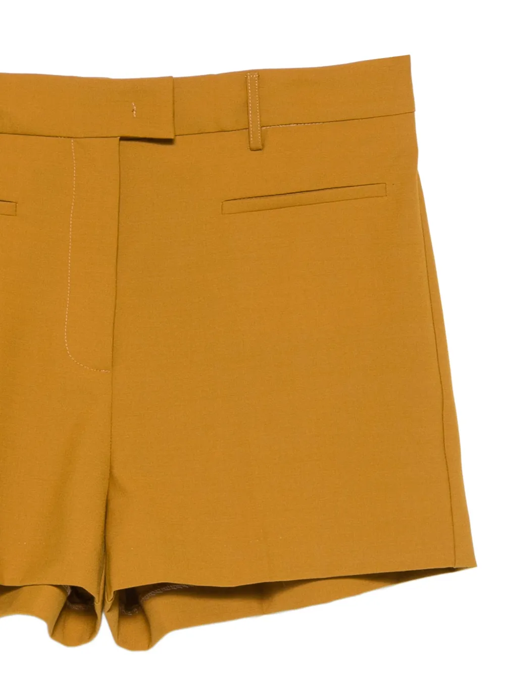 Semicouture Shorts met zakken Geel