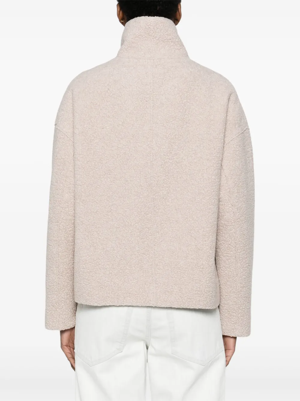 Harris Wharf London Jack met lange mouwen en knopen Beige