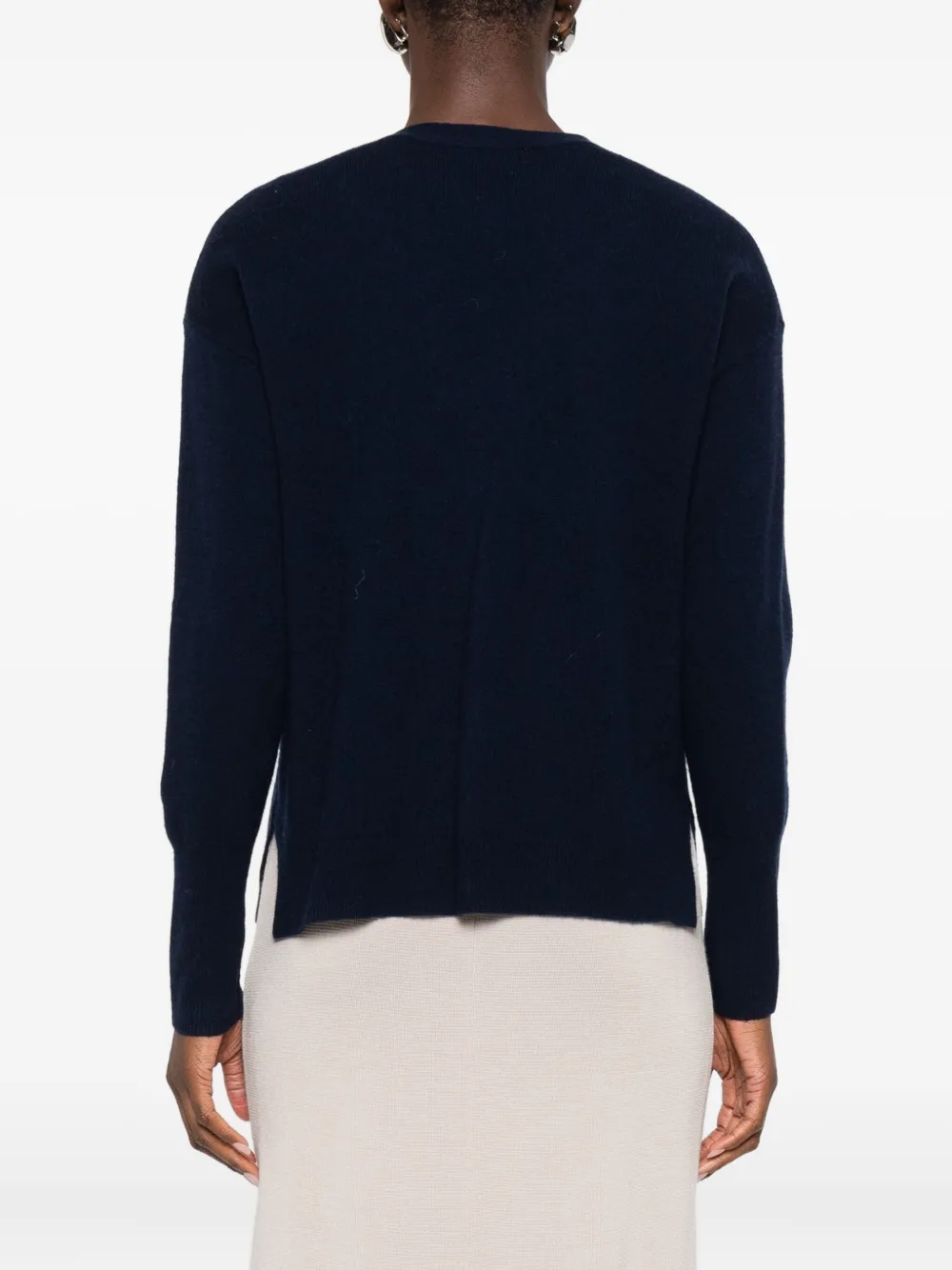 absolut cashmere Kasjmier vest met knopen Zwart