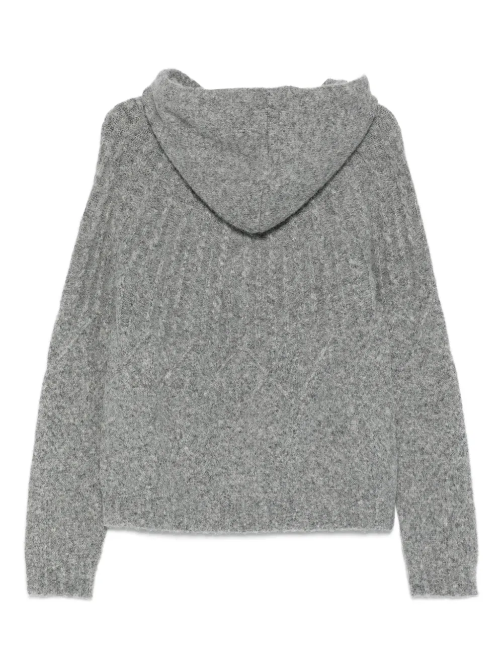 Semicouture mélange-effect knit hoodie | Hoodies | Image 2