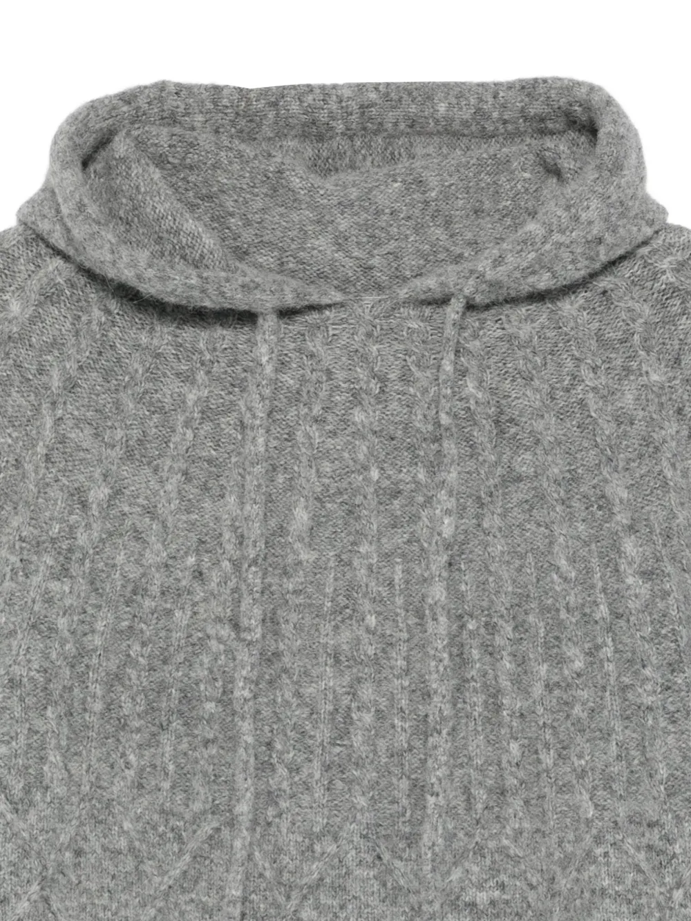Semicouture Hoodie met mélange-effect Grijs