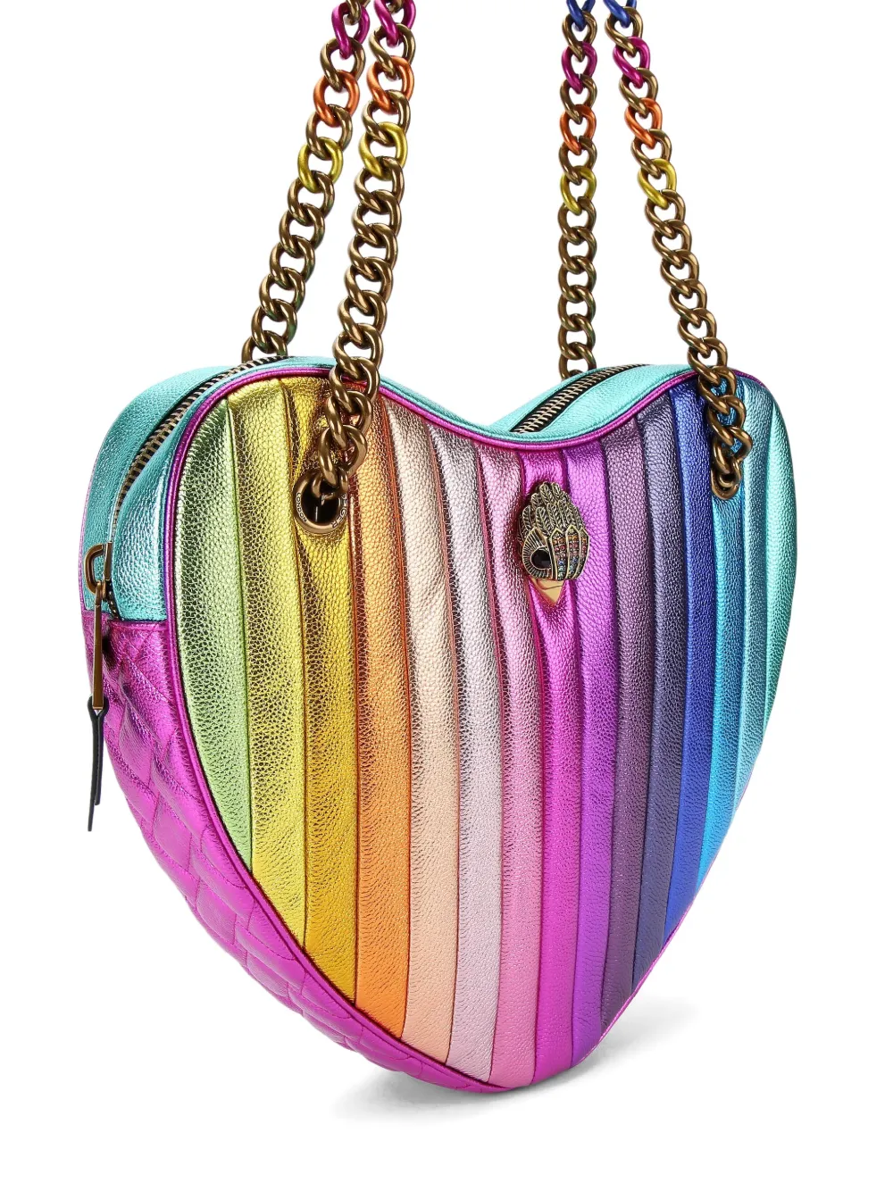 Kurt Geiger London Kensington Heart grote schoudertas Roze