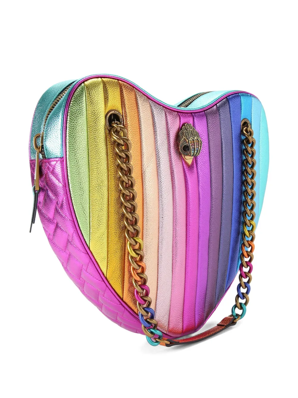 Kurt Geiger London Kensington Heart grote schoudertas Roze