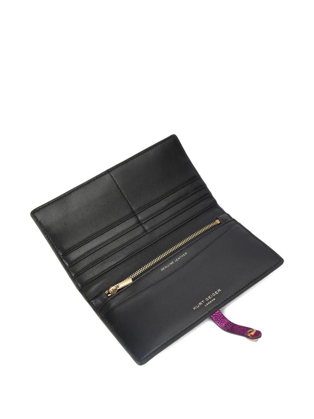 Kurt Geiger London Kensington zachte portemonnee Roze