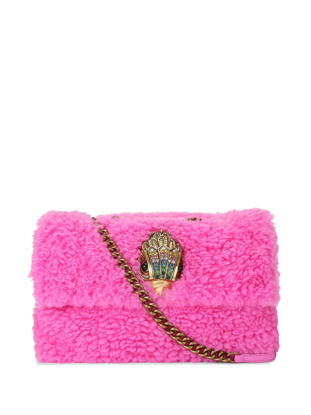 Kurt Geiger London Kensington fur tote bag - ピンク Kurt Geiger London Kensington fur tote bag - ピンク