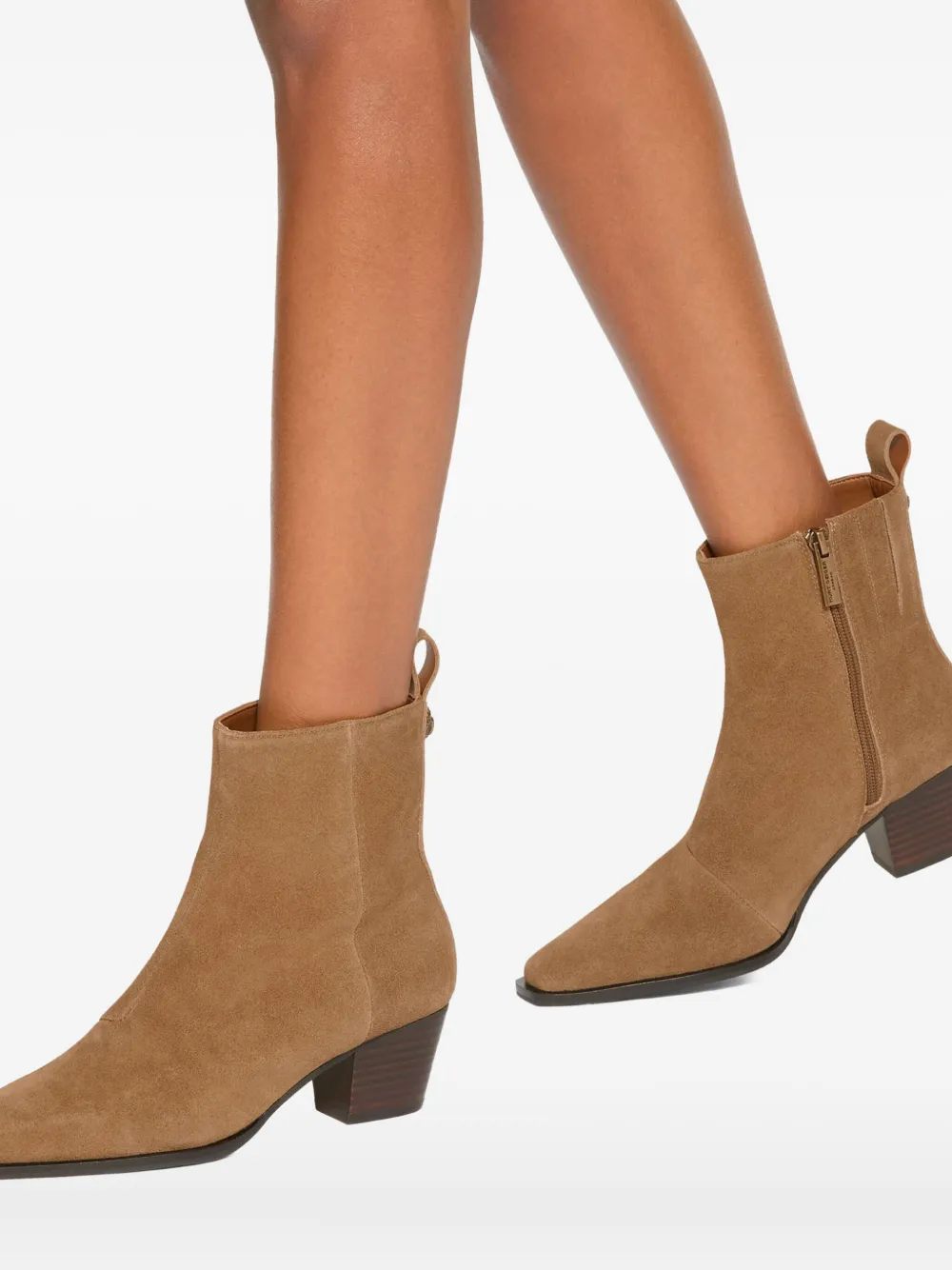 Kurt Geiger London 40mm Mini Eagle ankle boots Bruin