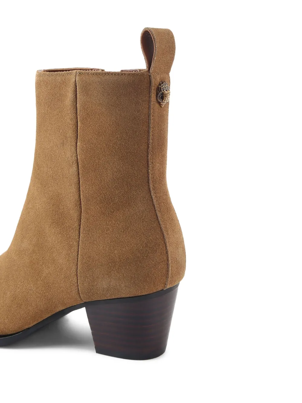 Kurt Geiger London 40 mm Mini Eagle enkellaarzen Bruin