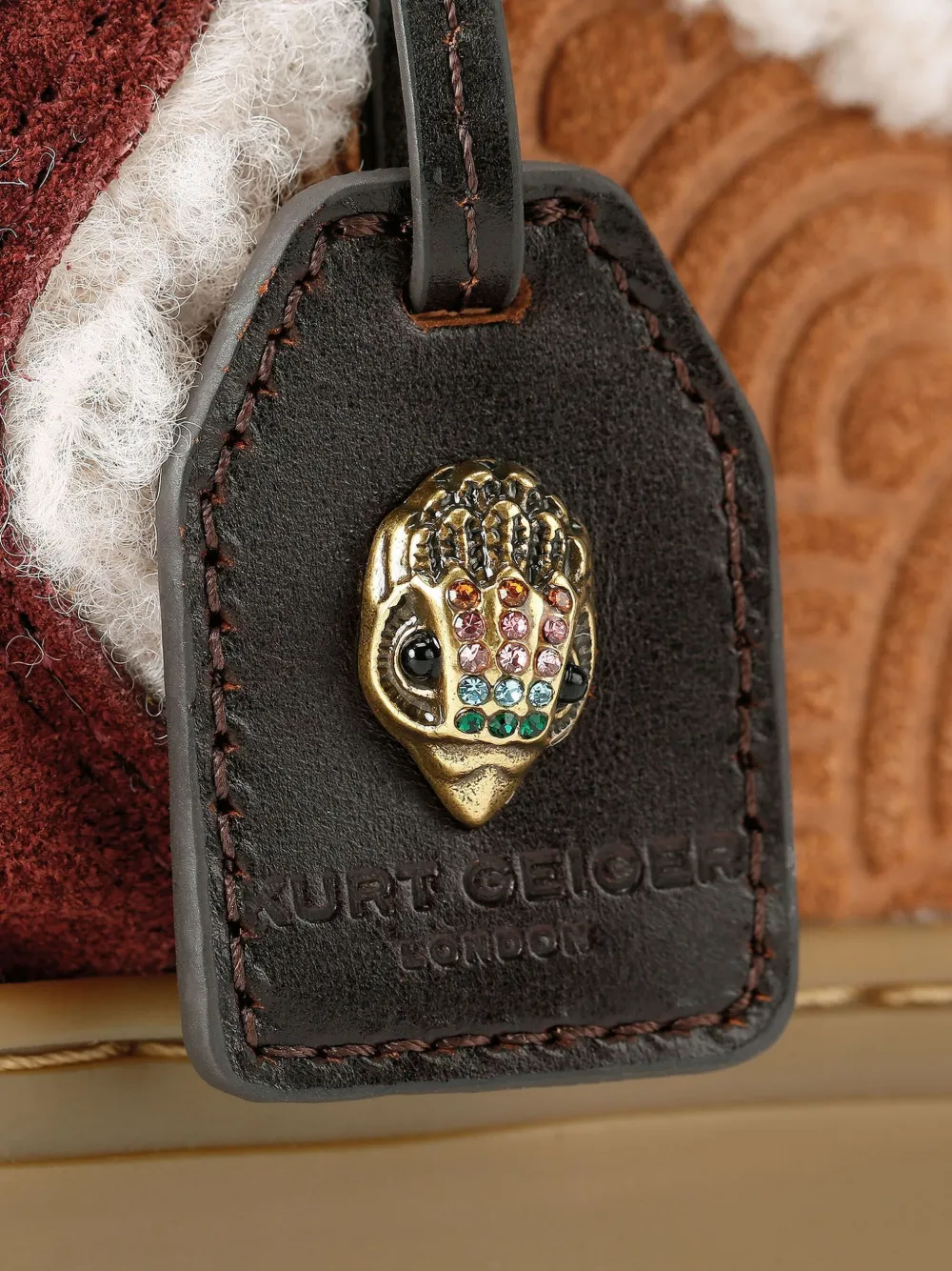 Kurt Geiger London Southbank Tag sneakers Bruin