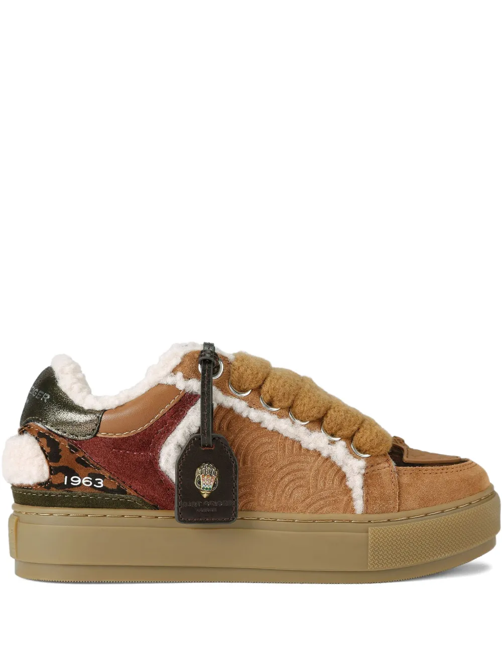 Kurt Geiger London Southbank Tag sneakers Bruin