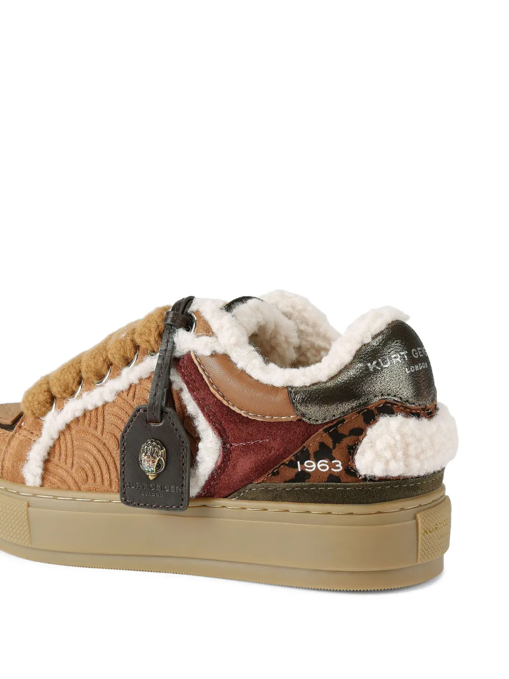 Kurt Geiger London Southbank Tag sneakers Bruin