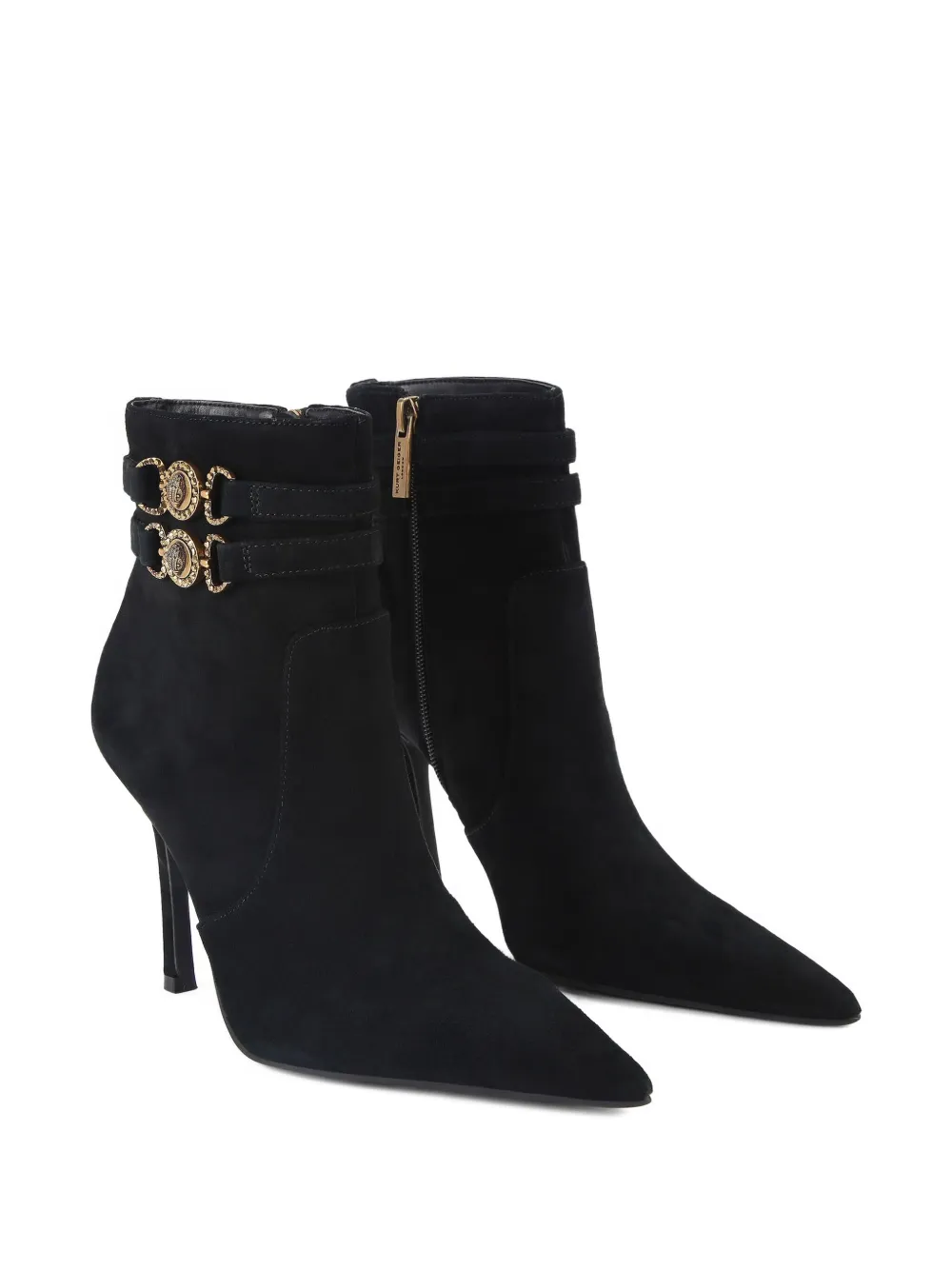 Kurt Geiger London 110 mm Mansion laarzen met horsebit-detail en bandje Zwart