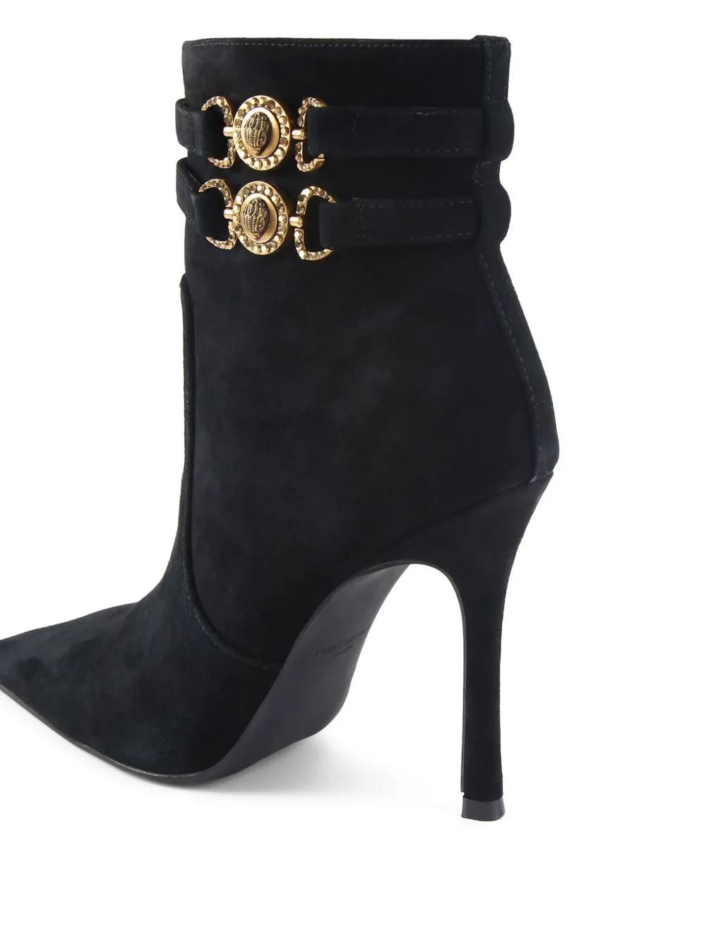 Kurt Geiger London 110 mm Mansion laarzen met horsebit-detail en bandje Zwart