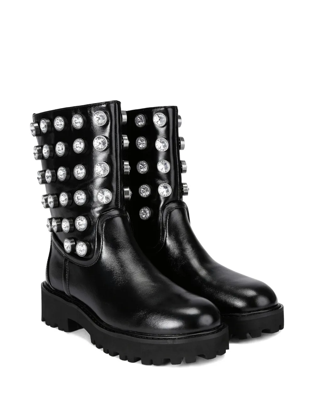 Kurt Geiger London Octavia stud ankle boots Zwart