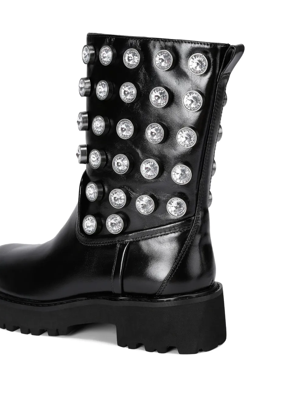 Kurt Geiger London Octavia enkellaarzen met studs Zwart