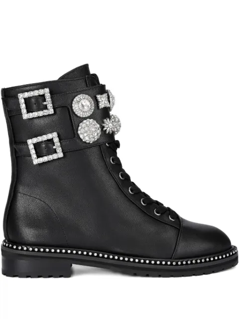 Kurt Geiger London botas militares Stoop con cristales