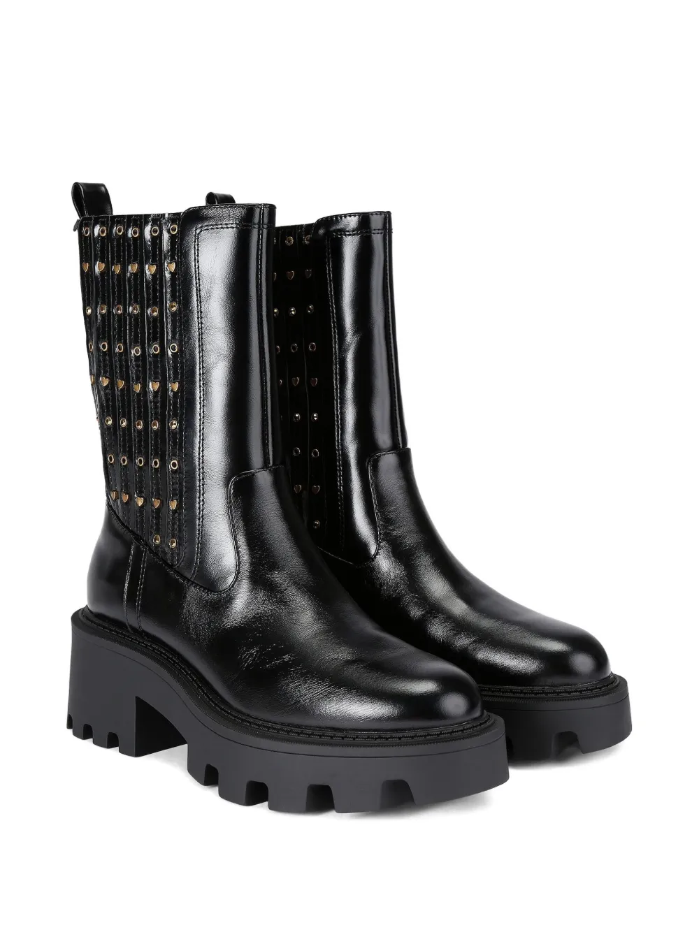 Kurt Geiger London Chelsea enkellaarzen met studs Zwart