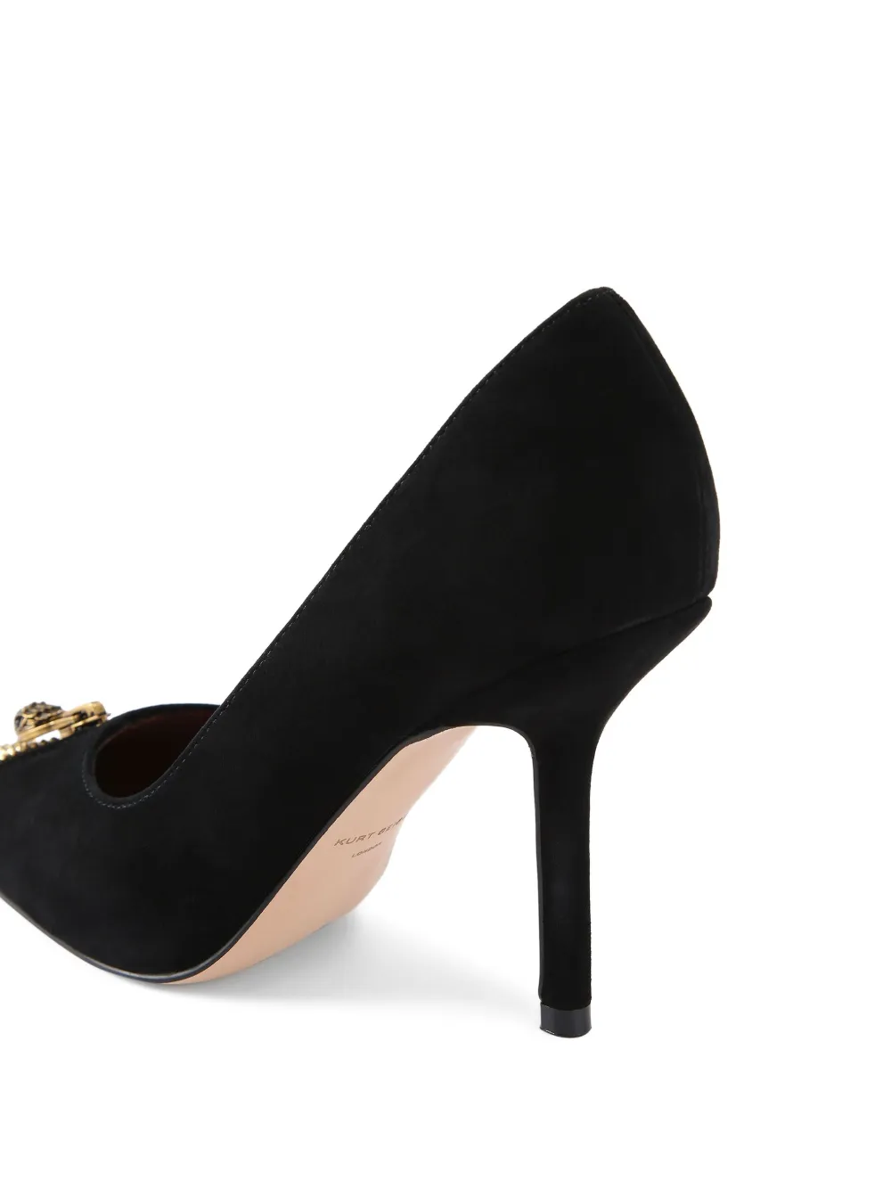 Kurt Geiger London 95 mm Zip Court pumps verfraaid met kristallen Zwart