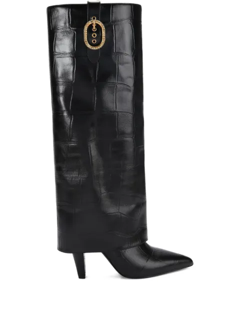 Kurt Geiger London botas con efecto de piel de cocodrilo y tacón de 100mm
