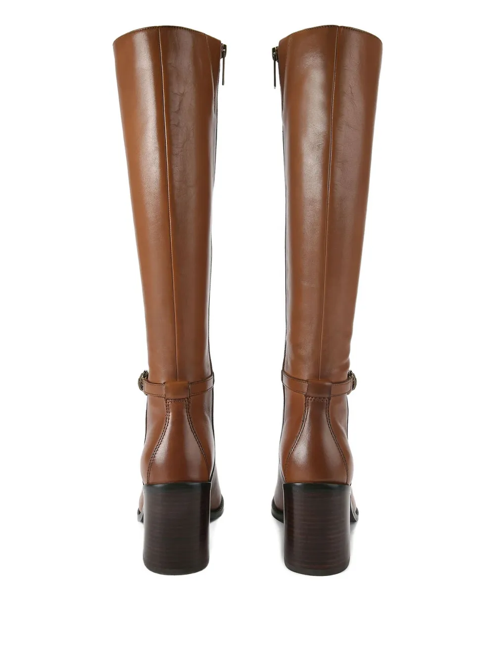 Kurt Geiger London 80 mm Shoreditch knielaarzen met bandje Bruin