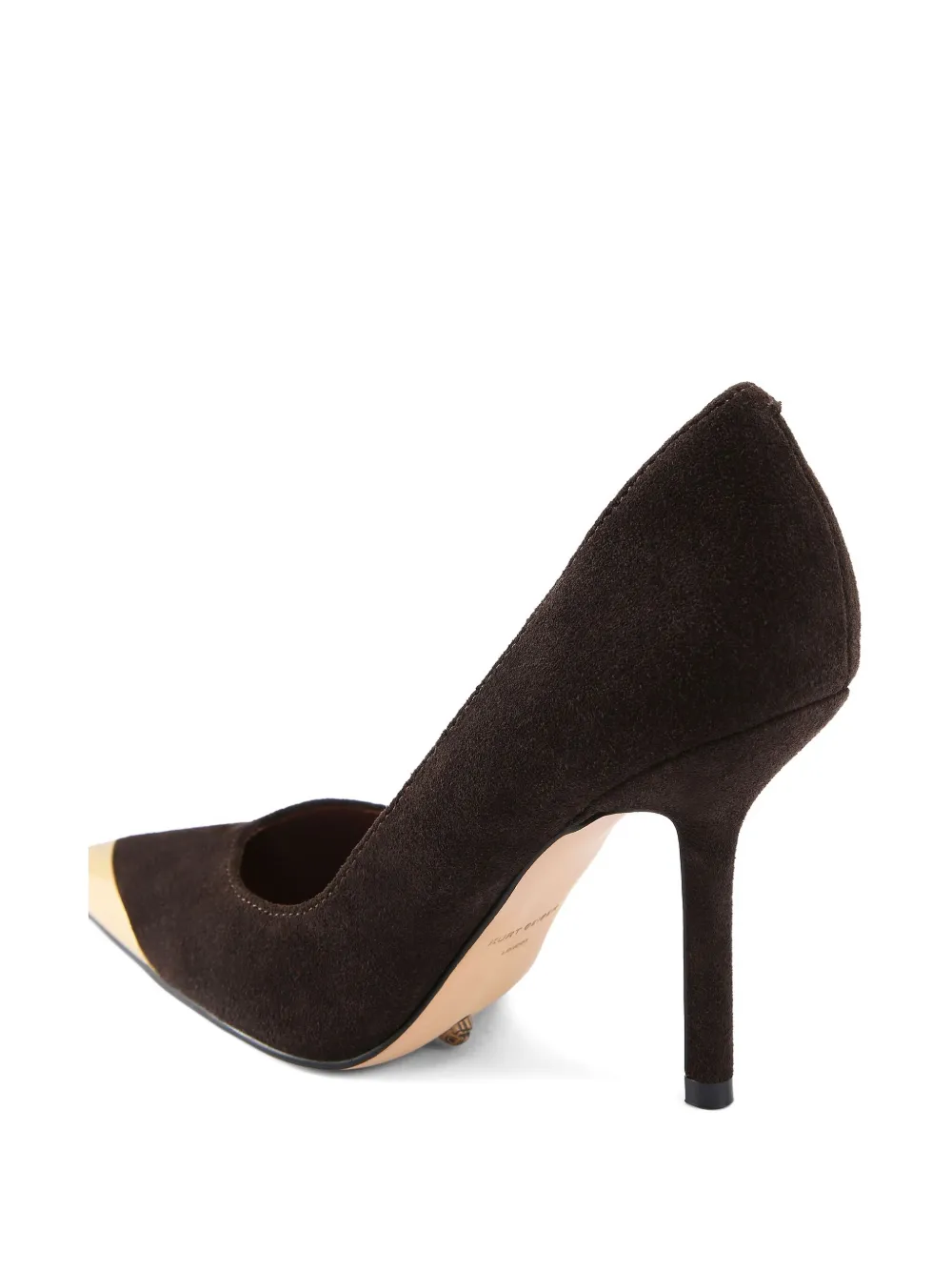 Kurt Geiger London 70 mm Regent Point Court pumps met hak Bruin