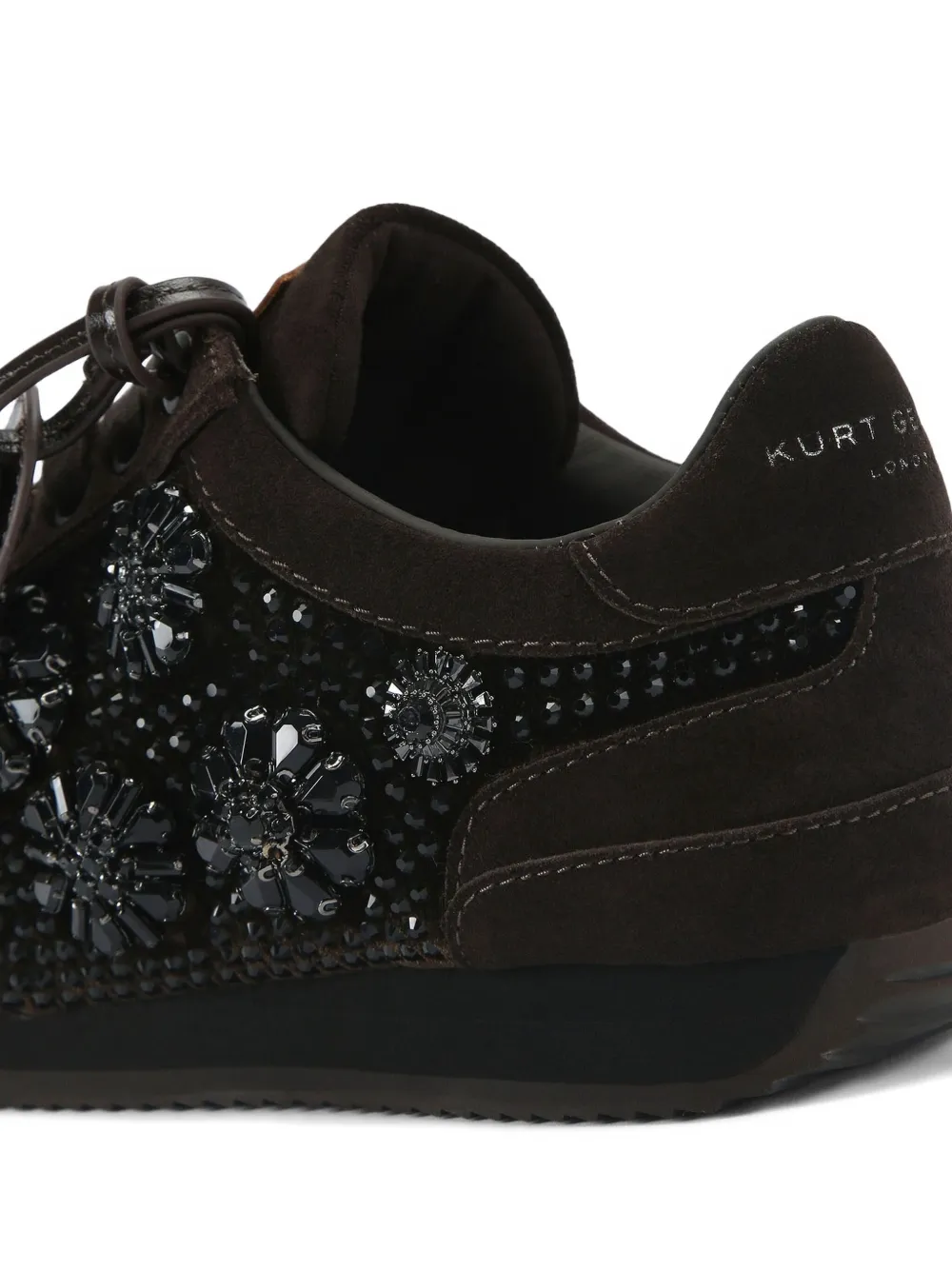 Kurt Geiger Chelsea Jewel Tag Sneakers In Black