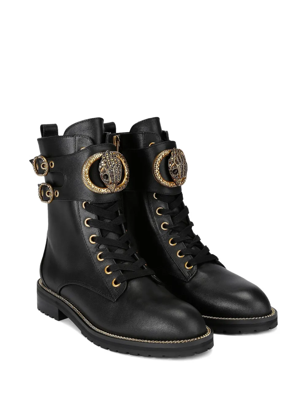Kurt Geiger London Stoop Chelsea biker boots Zwart