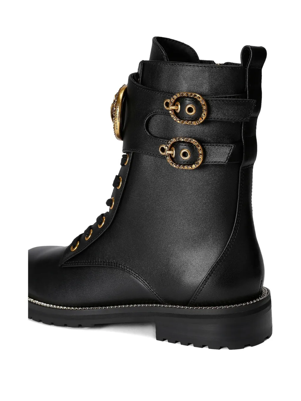 Kurt Geiger London Stoop Chelsea biker boots Zwart