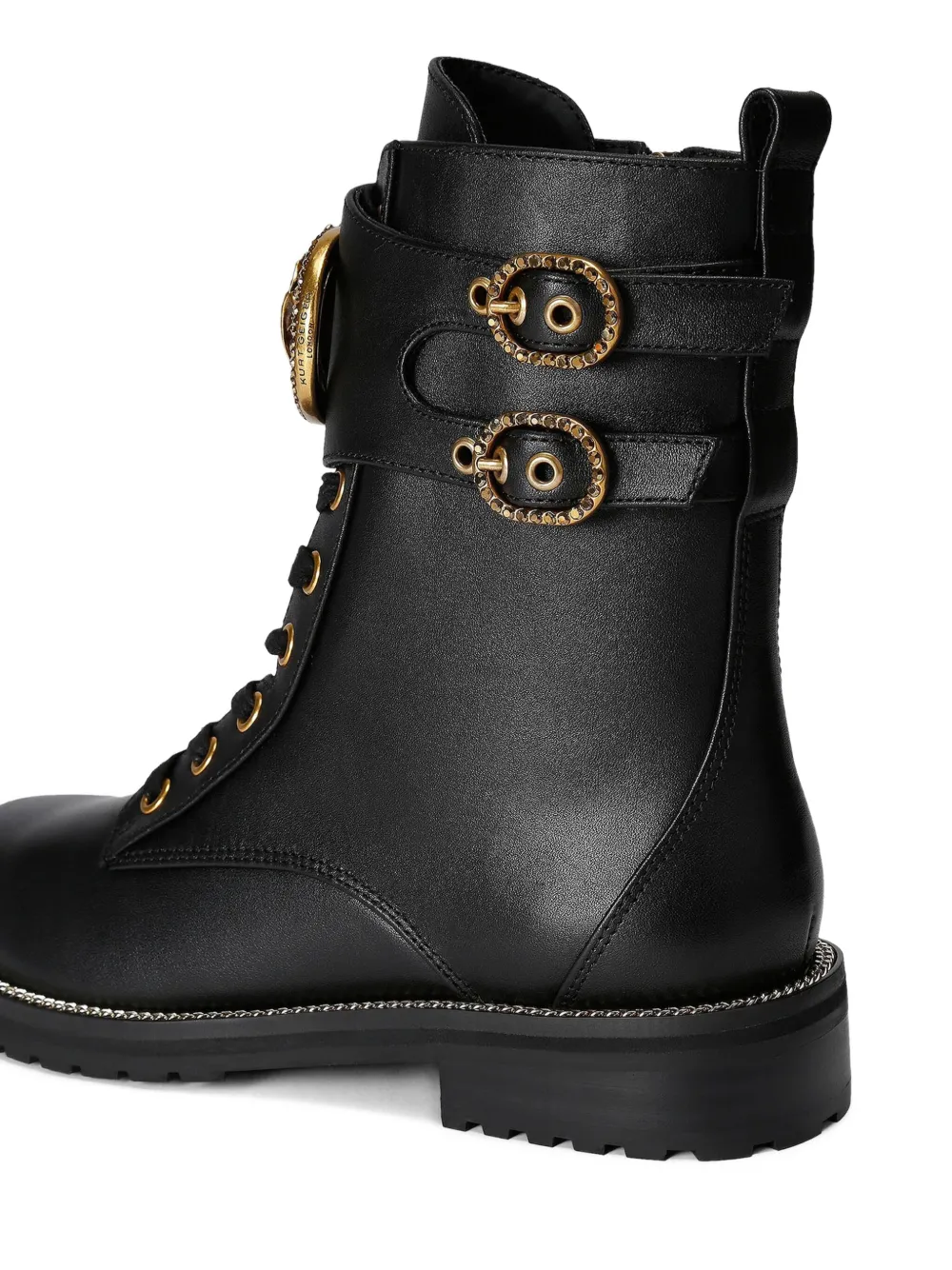 Kurt Geiger London Stoop Chelsea biker boots Zwart