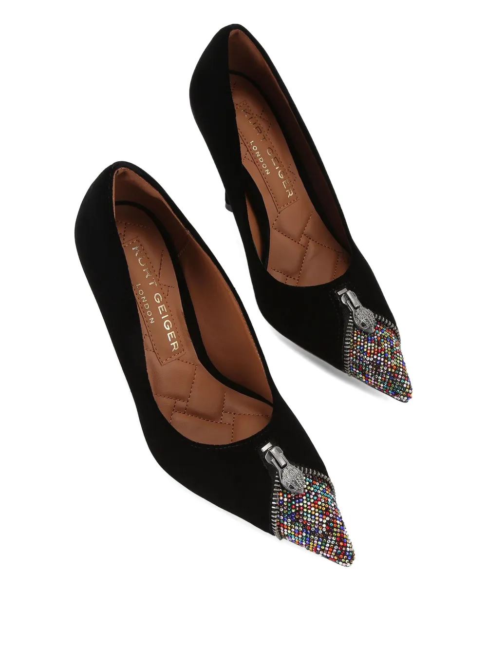 Kurt Geiger London 95mm zip embellished court pump | Scarpin | Image 2