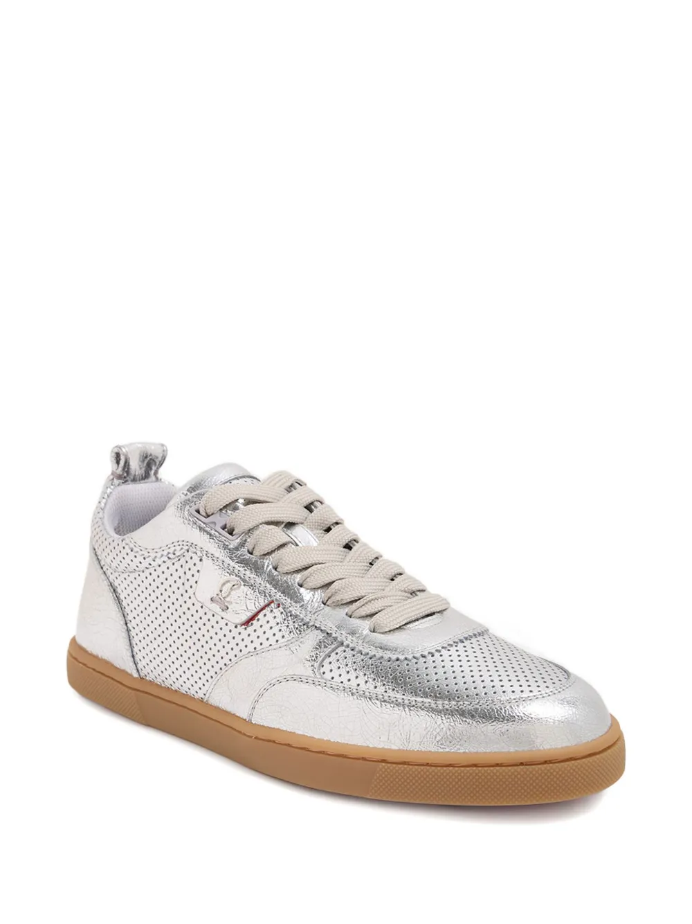 Christian Louboutin perforated leather trainers | Low-Tops | Image 2