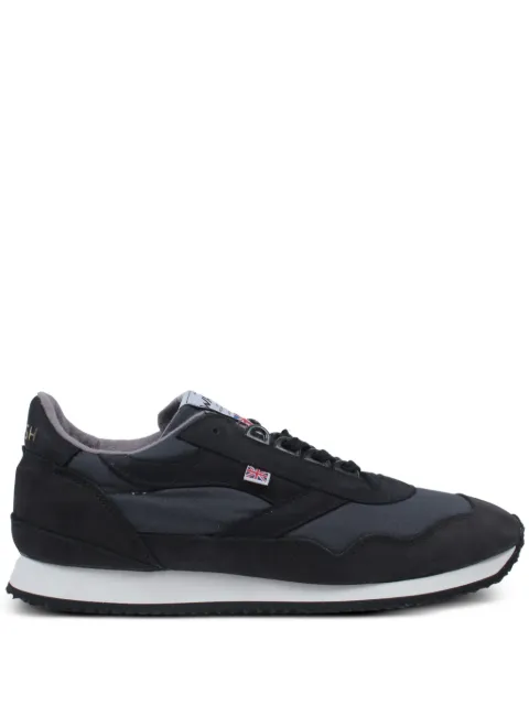 walsh suede-panel sneakers