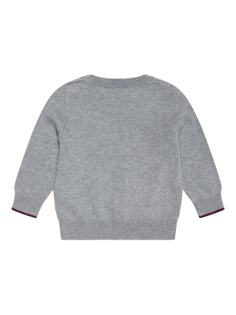 Sparrow Mushroom-Applique Sweater