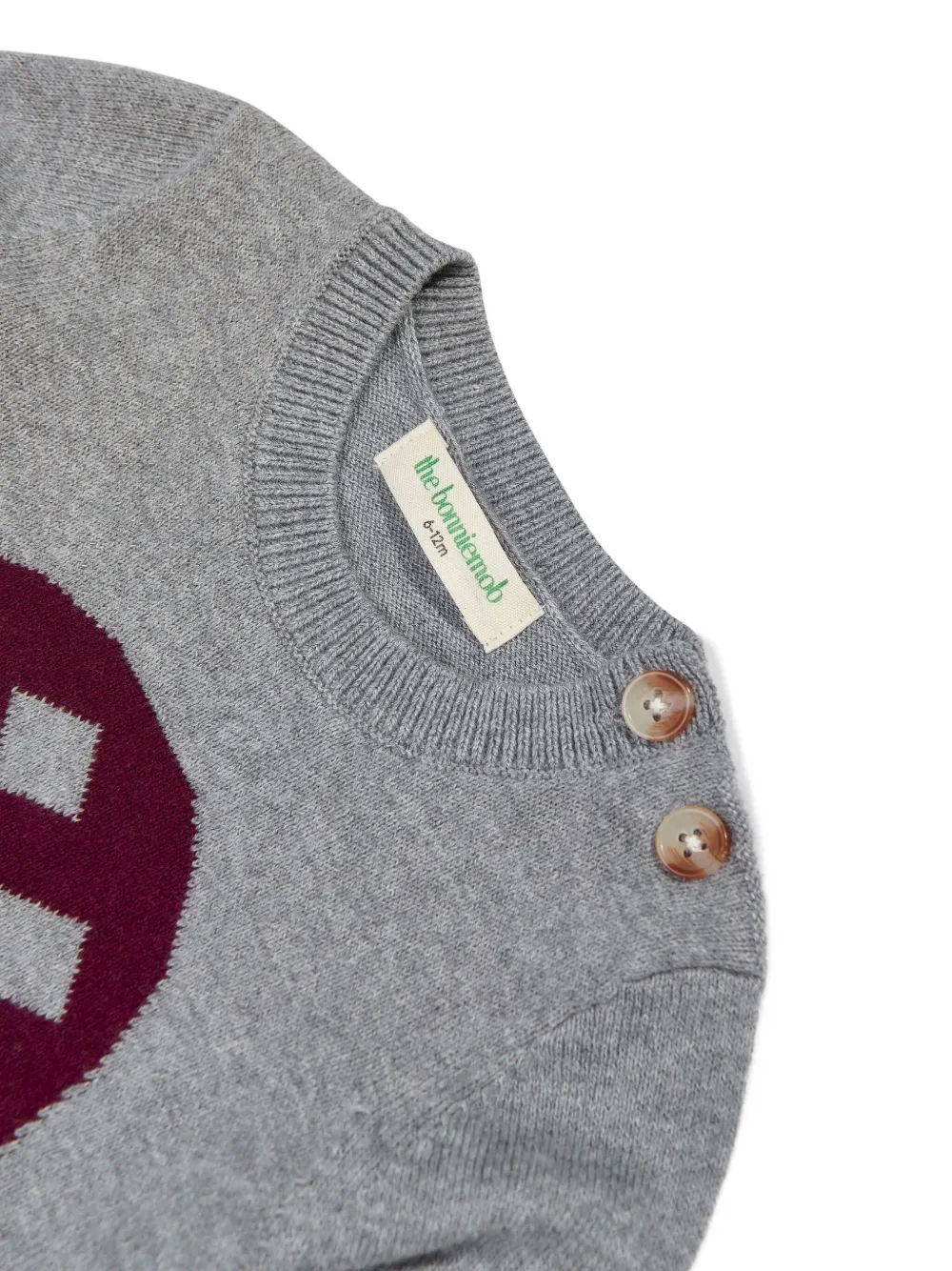 Sparrow Mushroom-Applique Sweater
