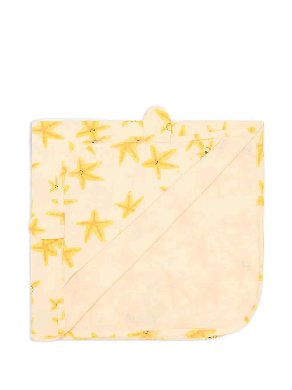 The Bonnie Mob Kids Coperta con stampa stella marina - Giallo