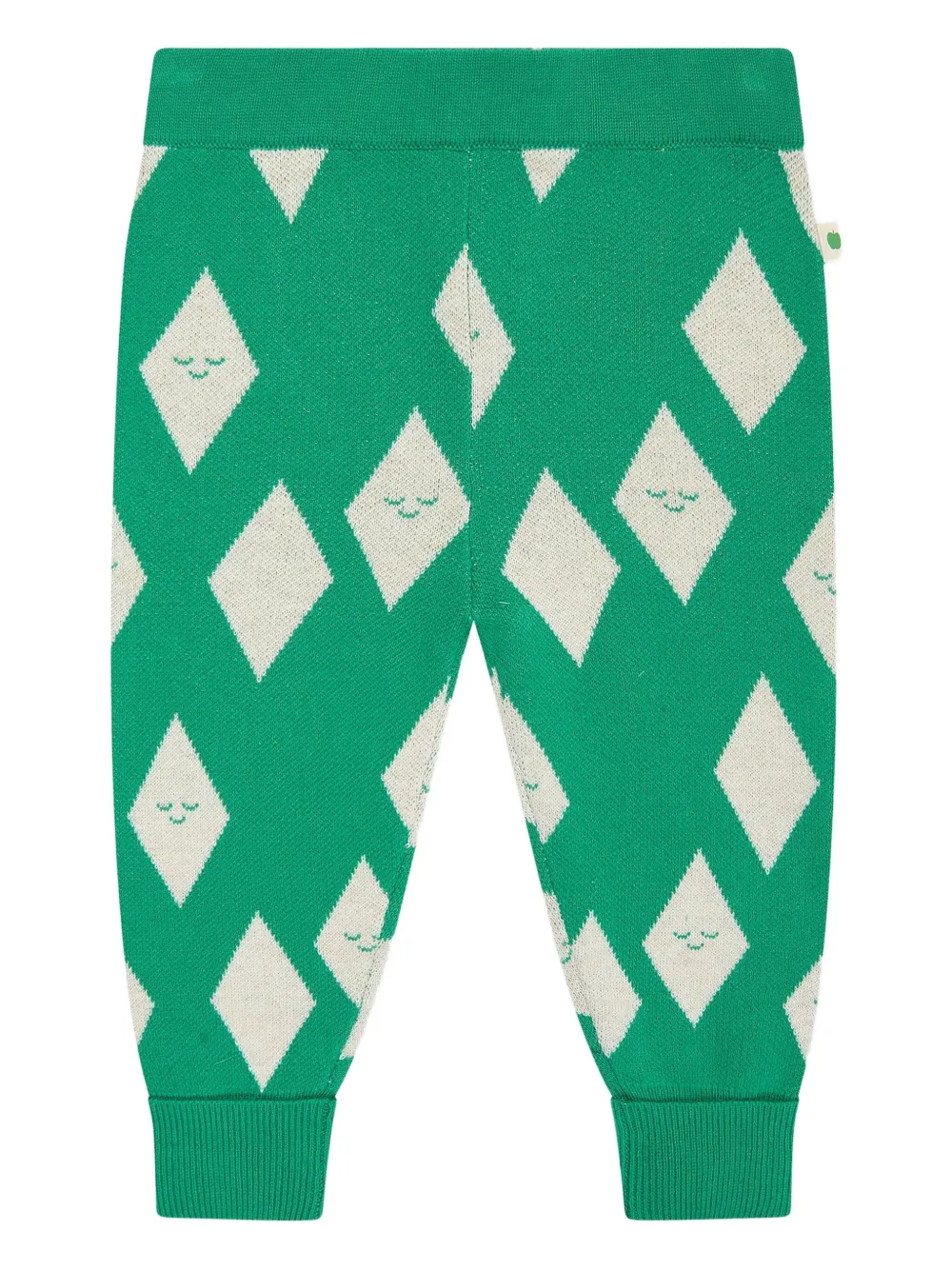 The Bonnie Mob Kids Pantalones Alden Con Motivo A Rombos - Verde 