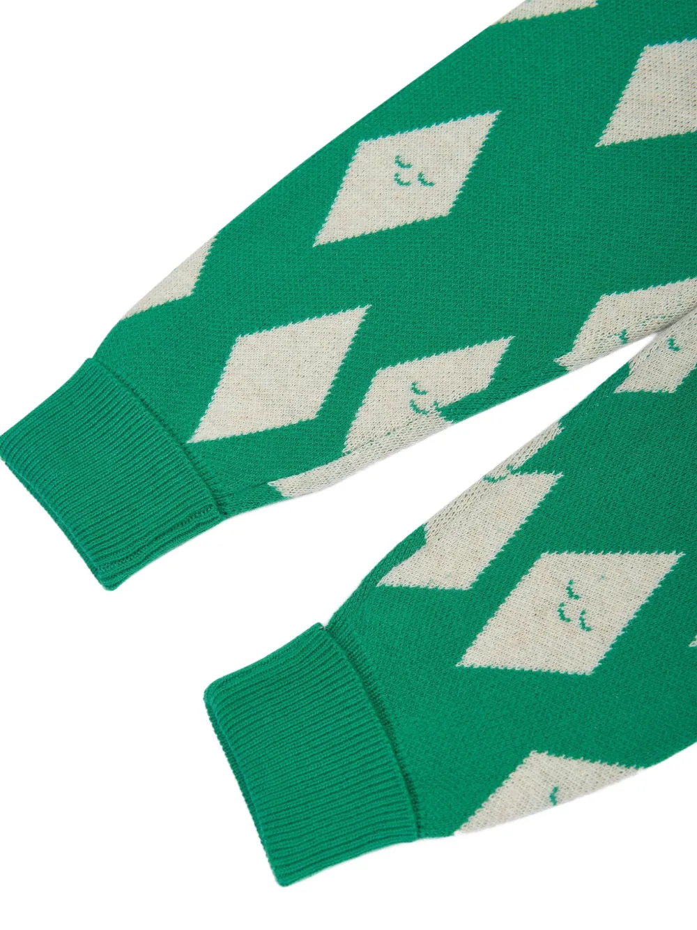  The Bonnie Mob Kids Pantalones Alden Con Motivo A Rombos - Verde 