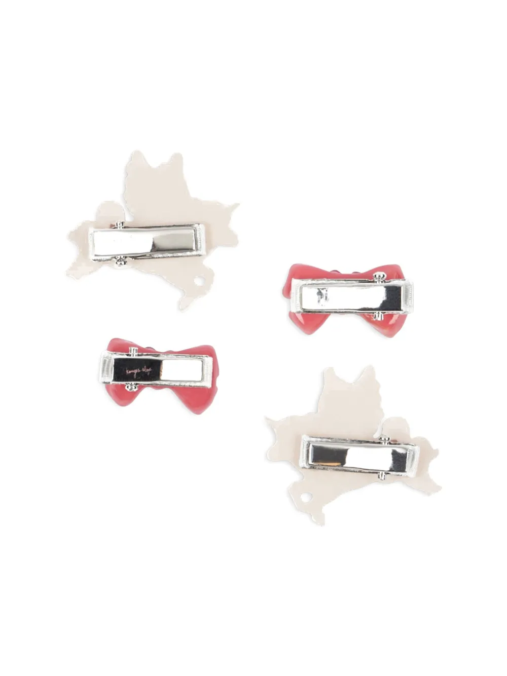 Konges Sløjd set de cuatro clips para el cabello Unicorn Bow | Clips para el cabello | Image 2