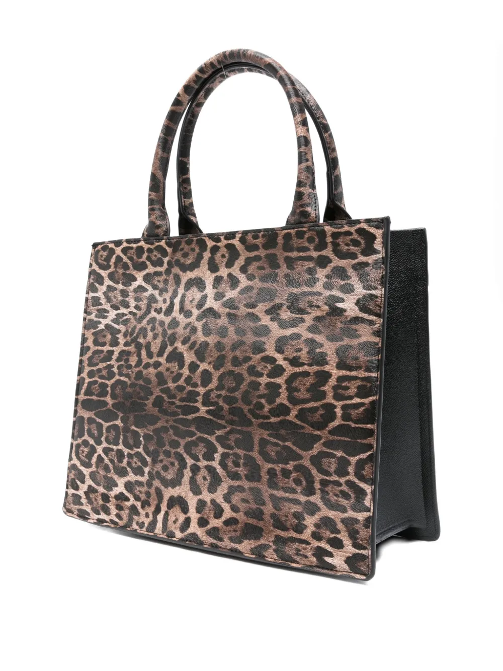 Marc Ellis Leopard-print Tote Bag In Brown