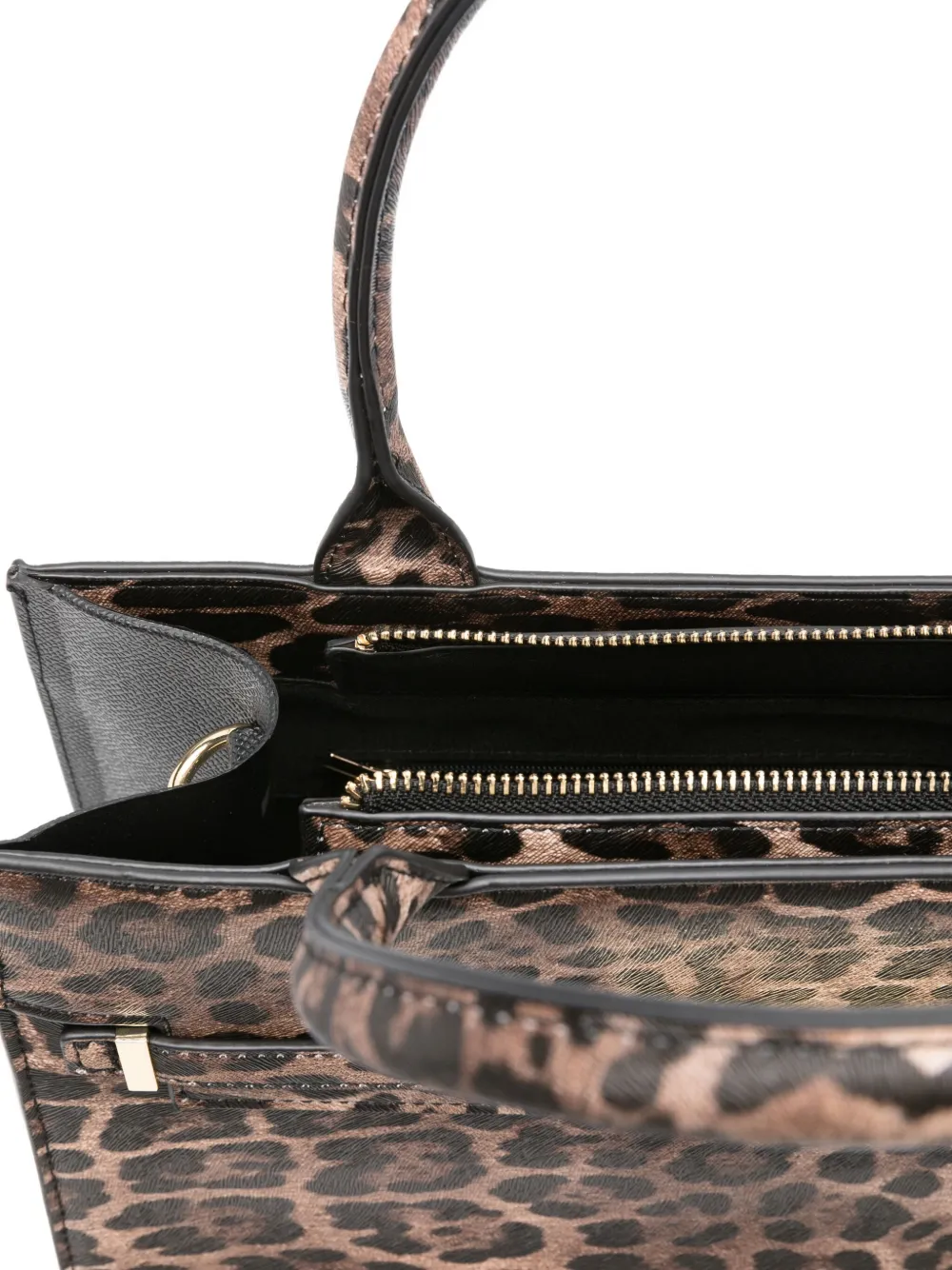 Marc Ellis Leopard-print Tote Bag In Brown
