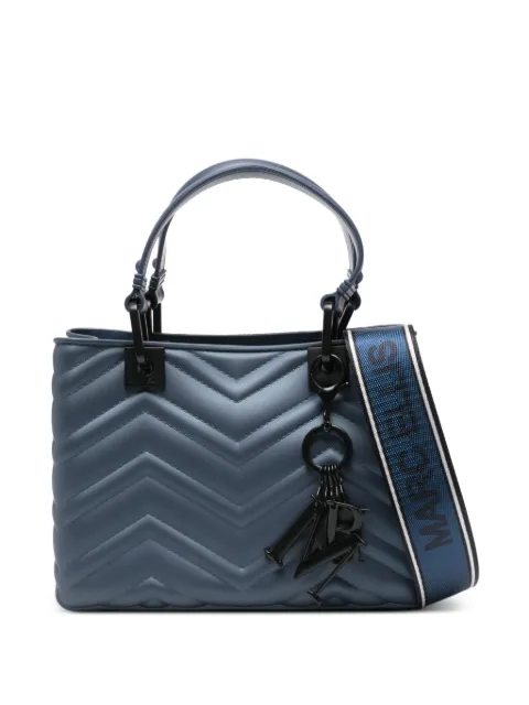 Marc Ellis chevron-quilting charm tote bag