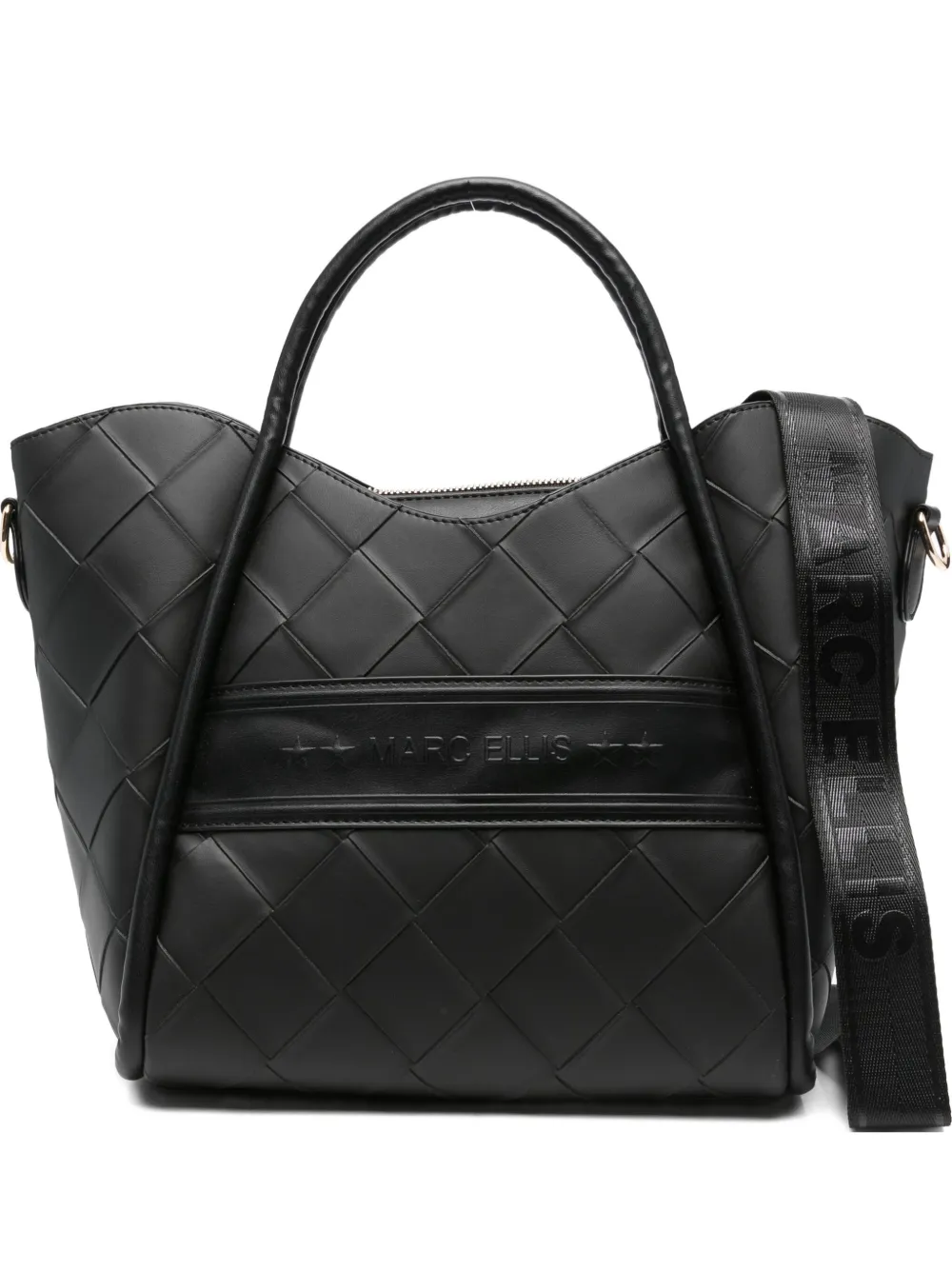 Marc Ellis Basket Tote Bag In Black