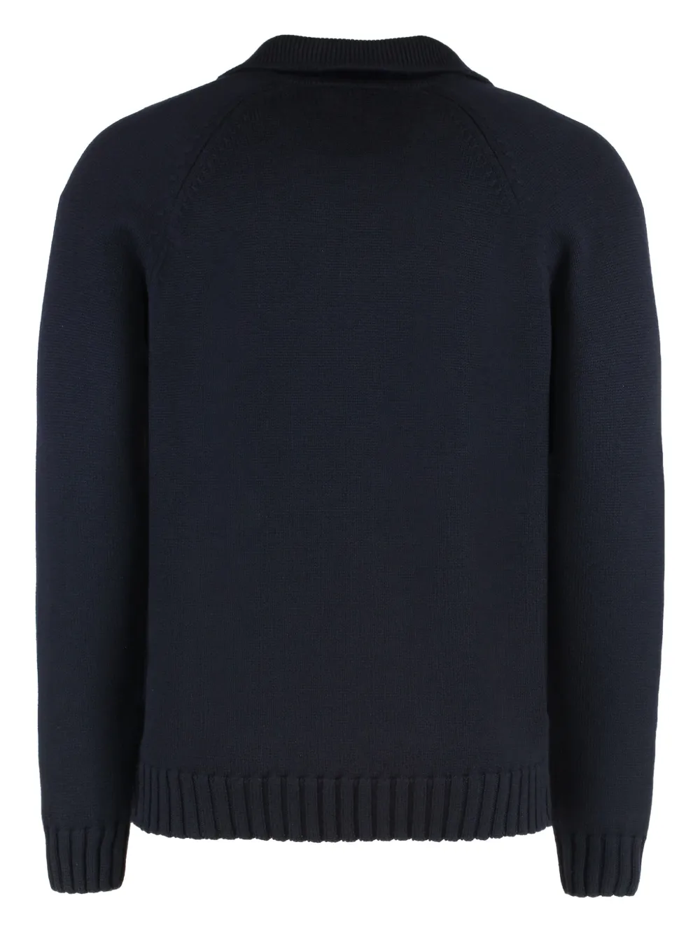 Slowear Wollen trui met polokraag - Blauw