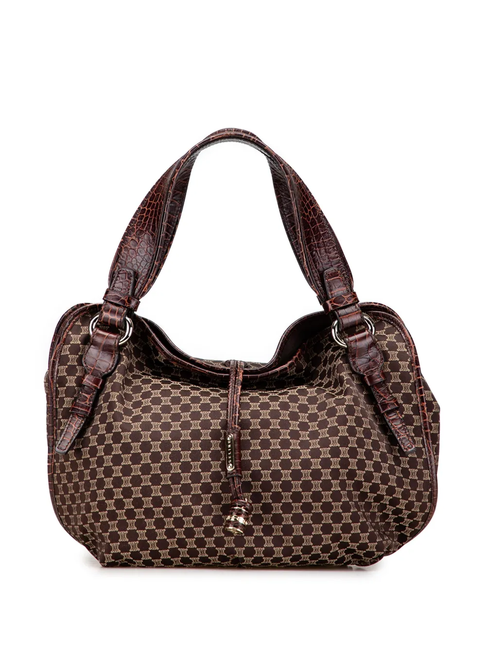 Celine Pre-Owned 2008 Macadam Canvas Bittersweet hobo bag - ブラウン Celine Pre-Owned 2008 Macadam Canvas Bittersweet hobo bag - ブラウン