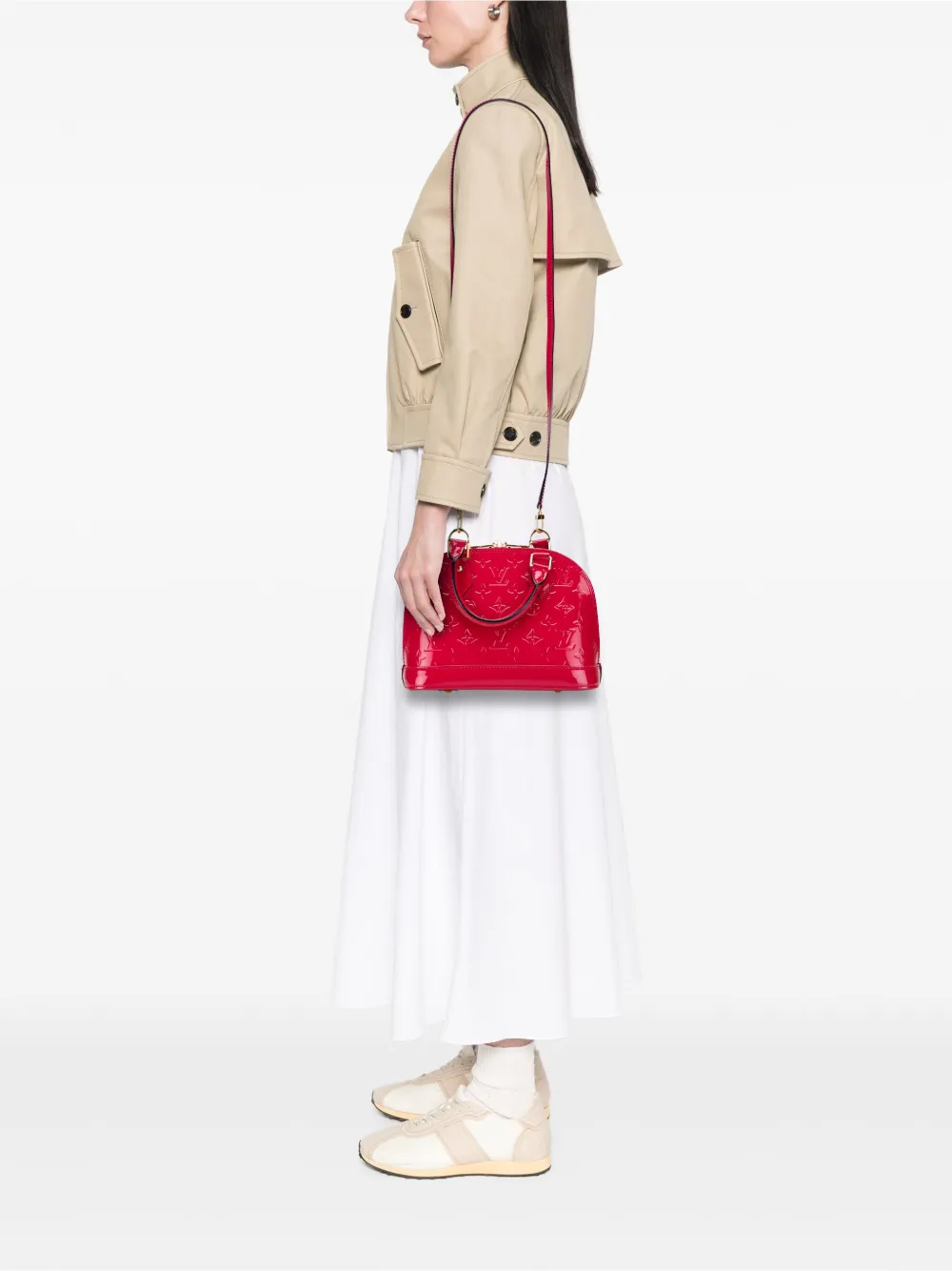 Louis Vuitton Pre-Owned 2014 Monogram Vernis Alma BB satchel | Pre-Owned | Image 2